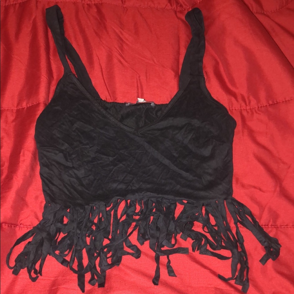 Charlotte Russe black crop top